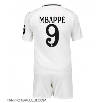 Real Madrid Kylian Mbappe #9 Echipament de Fotbal Replică 2024-25 Copii Acasa (+ Șorturi)